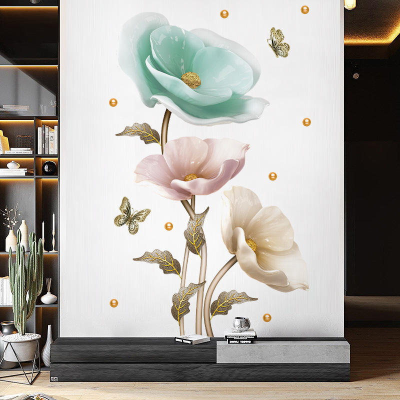 3D Orchid Flower Wall Sticker । CN-12 - Image 6
