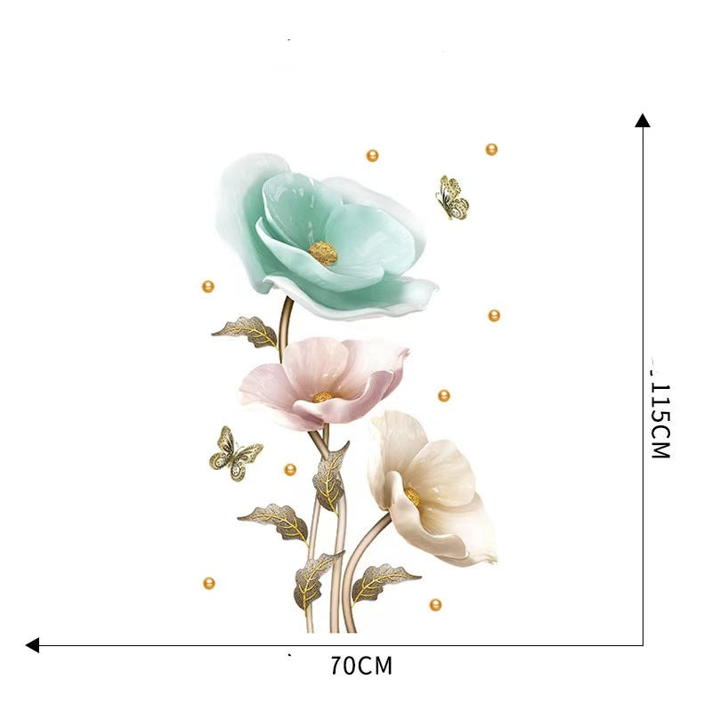 3D Orchid Flower Wall Sticker । CN-12 - Image 8