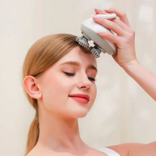 Smart Scalp Massager with Red Leaser । CN-81