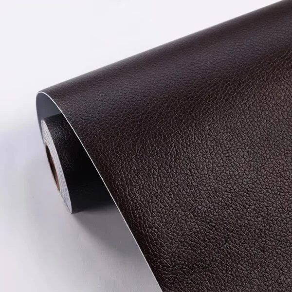 Chocolate । Self-Adhesive PU Leather Repair Patch (10 sq. ft. / 27×54 inch) । CN-74