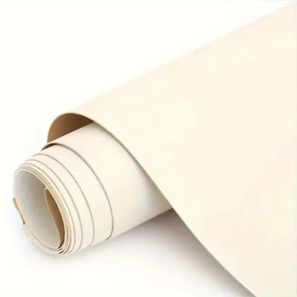 Cream White । Self-Adhesive PU Leather Repair Patch (27×27 inch) । CN-74